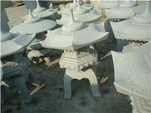 Professional Manufacturer Of Garden Lantern, Stone Lantern, G603 Grey Granite Garden Lanterns