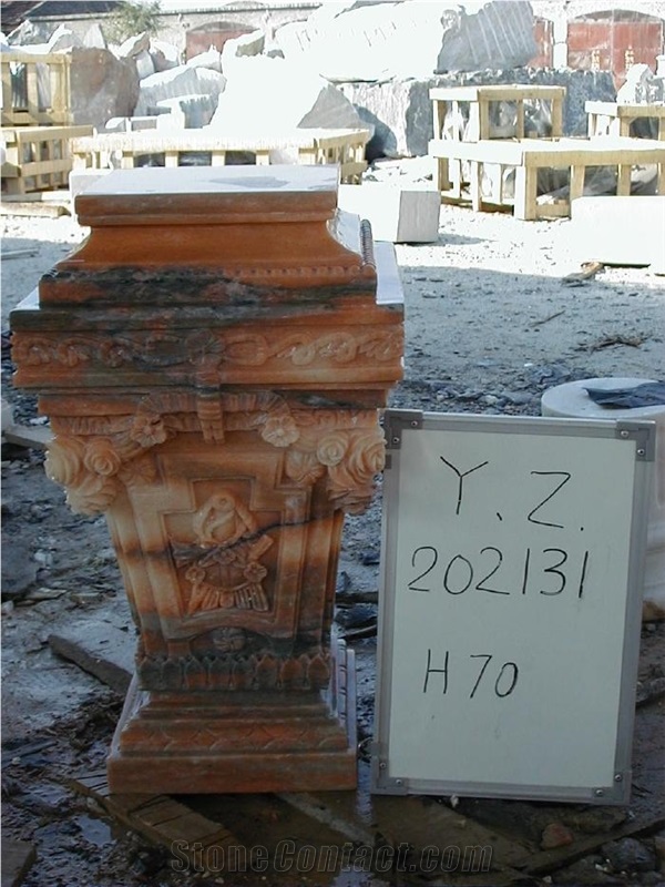 Roman Columns,Hand-Carved Onyx Column,Column Base