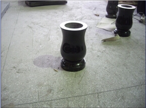Shanxi Black Granite Vases,Granite Monumental Lanterns, Vases