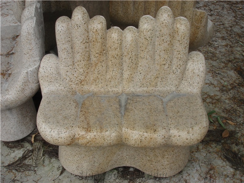 Special Design G682 Yellow Granite Bench