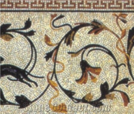 Square Marble Floor Medallion,Mosaic Medallion