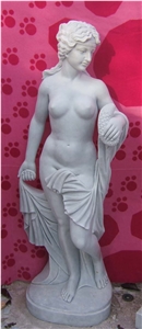 western figure statues,woman sculpture,white marble human stone carving