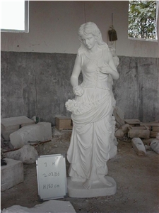 western human sculpture,woman statue,hand-craved sculpture