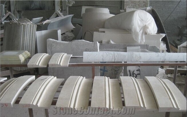 White Marble Special Shape Line