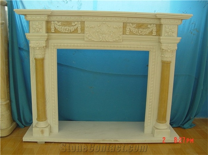 yellow fireplace mantel,modern fireplace mantel,stone fireplace mantel