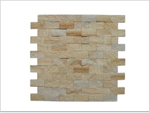 Yellow Granite Strip Mosaic