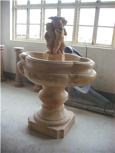 Yellow Marble Garden Fountains