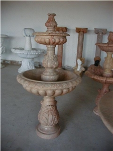 Yellow Marble Garden Fountains