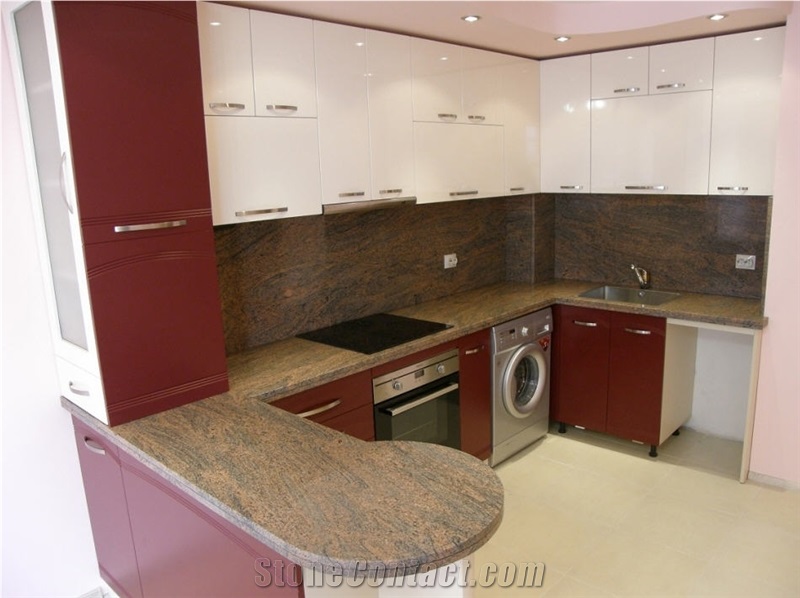 Multicolor Red Granite Countertops