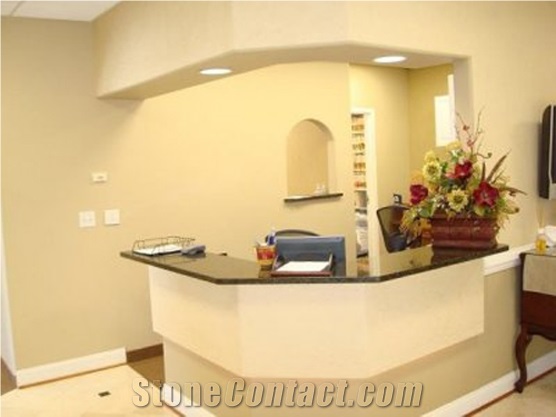 Acrylic Solid Surface Modern Fashionable Style Reception Counter