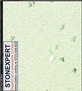 Quartz Composite Stone for Countertops Wondering White