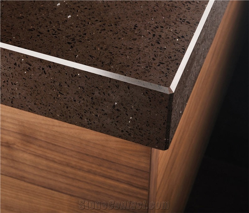 Sial Starlight Brown Technistone Kitchen Countertop