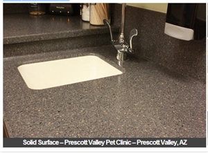 Solid Surface Coffe Shop Counter Top