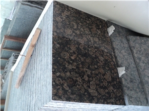Baltic Brown Granite Half Slabs & Tiles for Floor,Wall Corving, Finland Brown Granite