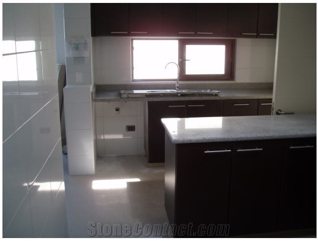 Blanco Cristal Granite Kitchen Countertop