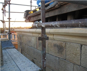 Banker Works, Building Ornaments, Western Gold Yellow Sandstone Building Ornaments