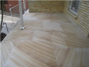 Sandstone Paving, Warrego Beige Sandstone Cube Stone & Pavers