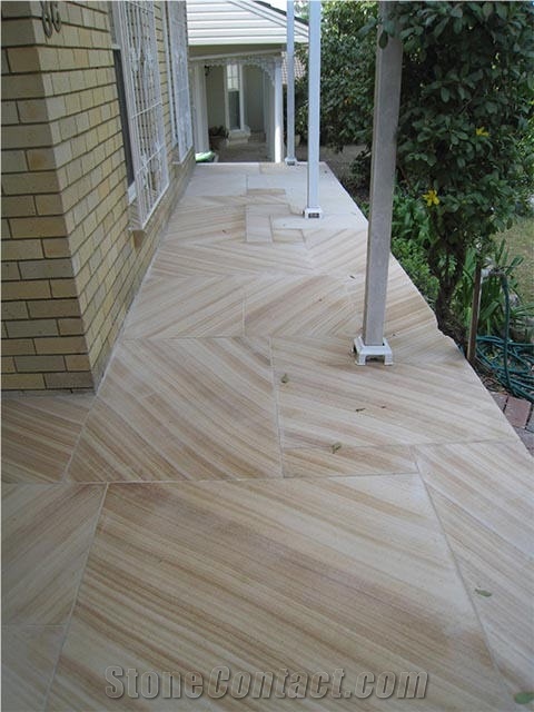 Sandstone Paving, Warrego Beige Sandstone Cube Stone & Pavers