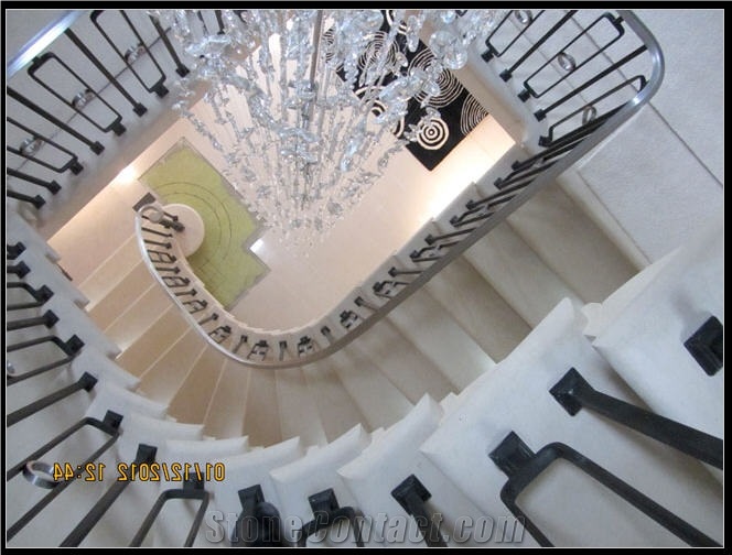 Ancaster Hard White Limestone Beautiful Stone Staircase