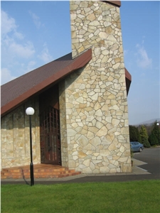 Donegal Quartzite Building, Gold Quartzite Machine Block