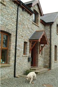 Donegal Silver Quartzite Machine Block Walling