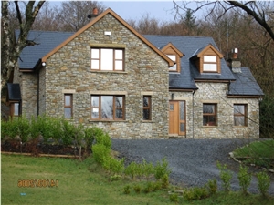 Donegal Silver Quartzite Machine Block Walling