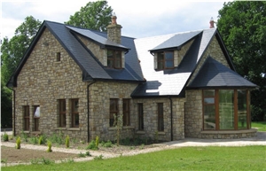 Mountcharles Sandstone Walling, Brown Sandstone walling 