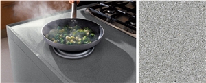 Silestone Aluminio Nube Kitchen Countertop