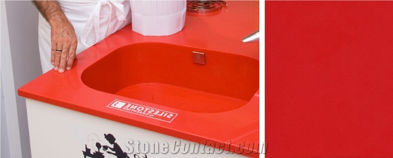 Silestone Rojo Arguinano Nuevo Monza Countertop