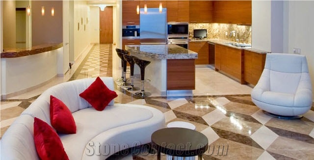 Golden Moon Granite Kitchen Countertop