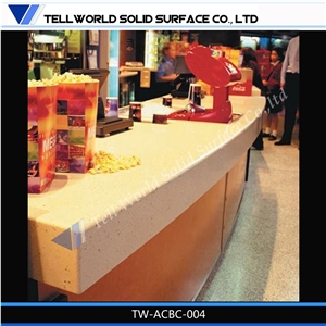 Acrylic Solid Surface Bar Counter(Translucent Panel with Led Lights) Acrylic Solid Surface Bar Counter(Translucent Panel with Led Lights)