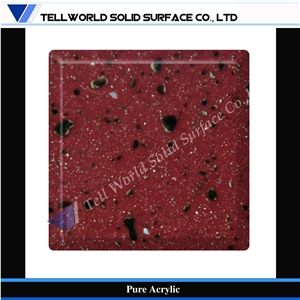 Black Pure Acrylic Solid Surface Slab,Best Quality with Factory Price