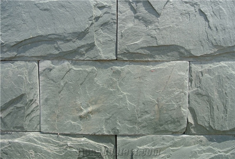 Bunjica Zelena Green Slate Split Wall Stone