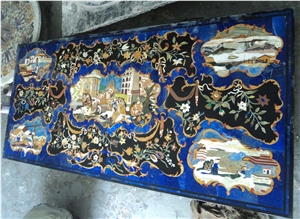 Semi Precious Stone Inlay Table Tops, Tabletop Exporter Marble Inlay Table Top Manufacturers Inlay Table, Marble Coffee Table Top