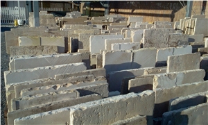French Limestone Flooring Slabs & Tiles, France Beige Limestone