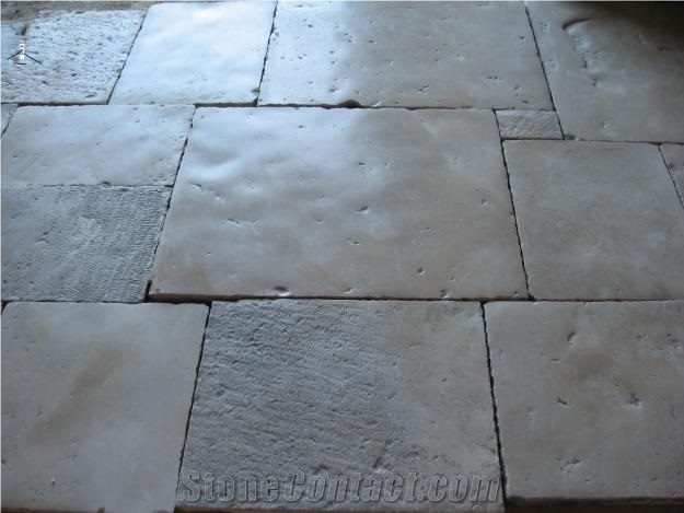 French Limestone Flooring Slabs & Tiles, Pierre De Bourgogne Limestone Slabs & Tiles