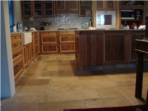 French Limestone Flooring Slabs & Tiles, Pierre De Bourgogne Limestone Slabs & Tiles