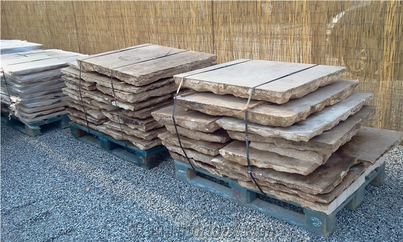 French Limestone Reclamied Flooring Tiles