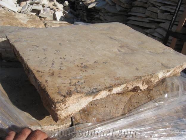 French Reclaimed Stone Flooring Slabs & Tiles, Pierre De Bourgogne Limestone Slabs & Tiles