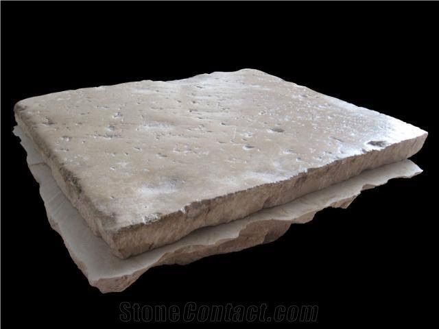 Reclaimed French Limestone Flooring Slabs & Tiles, Pierre De Bourgogne Limestone Slabs & Tiles