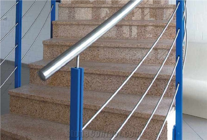 Granite natural stone staircase