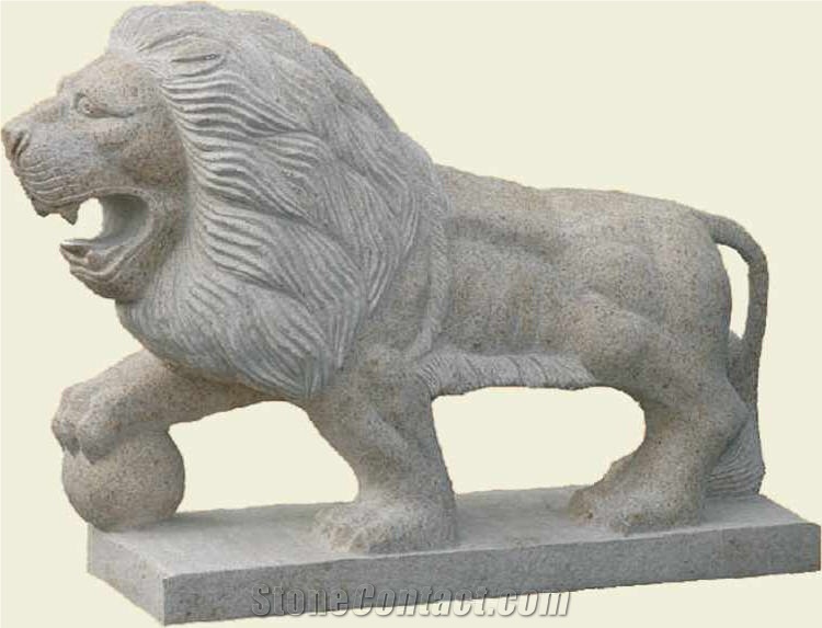 Leo Sculpture - Garden stone statues