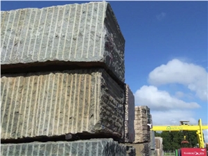 Chocolate Brown Granite Blocks