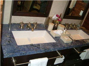 Azul Bahia Granite Bath Top