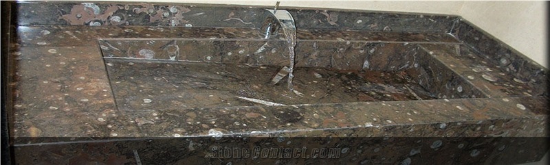Fossil Brown Wash Basin