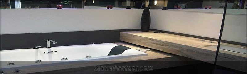 Serpeggiante Marble Vein Cut Bath Top