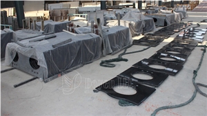 G684, Distributor Granite Vanity Tops, Pink Rose Vanity Tops; Standard Granite Tops;Bathroom Vanity, Bath Vanity Countertops, G684, Fuding , Magma Black Granite Furniture