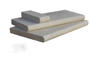 Aegean Pearl Travertine Pool Coping Tumbled