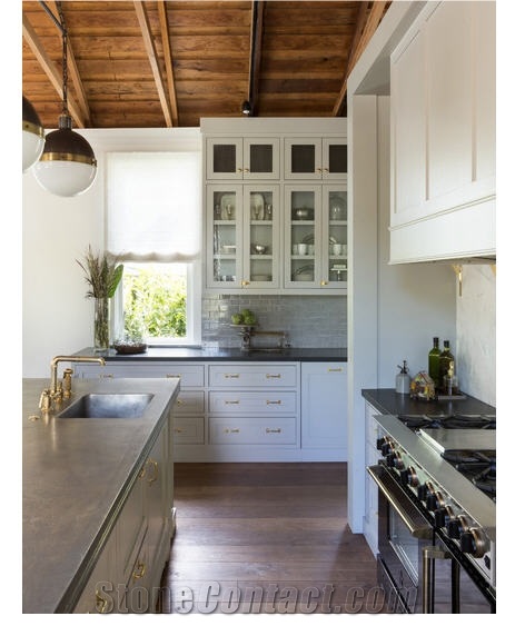 Pewter countertops