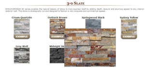 Erth Coverings 3D series Wall Cladding Veneer
